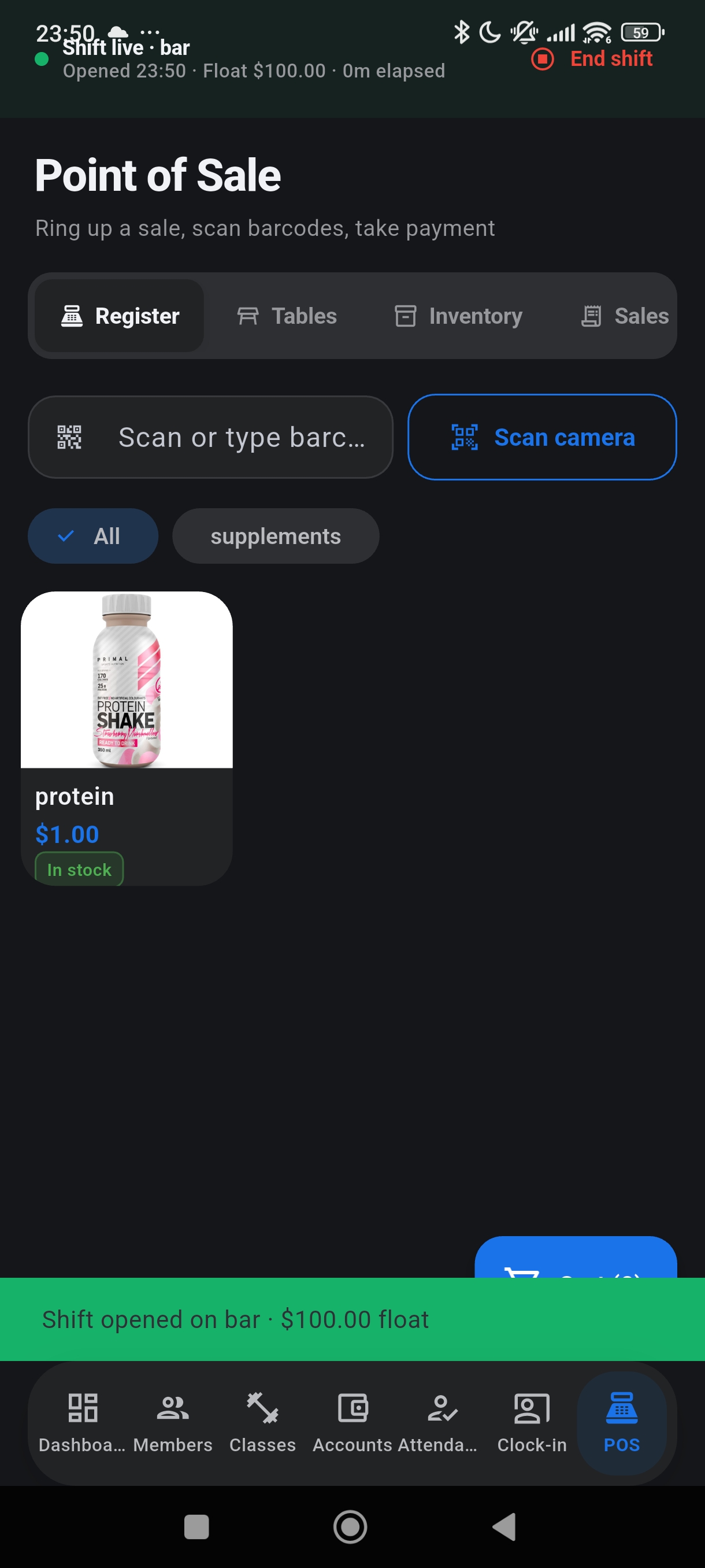 Point of sale